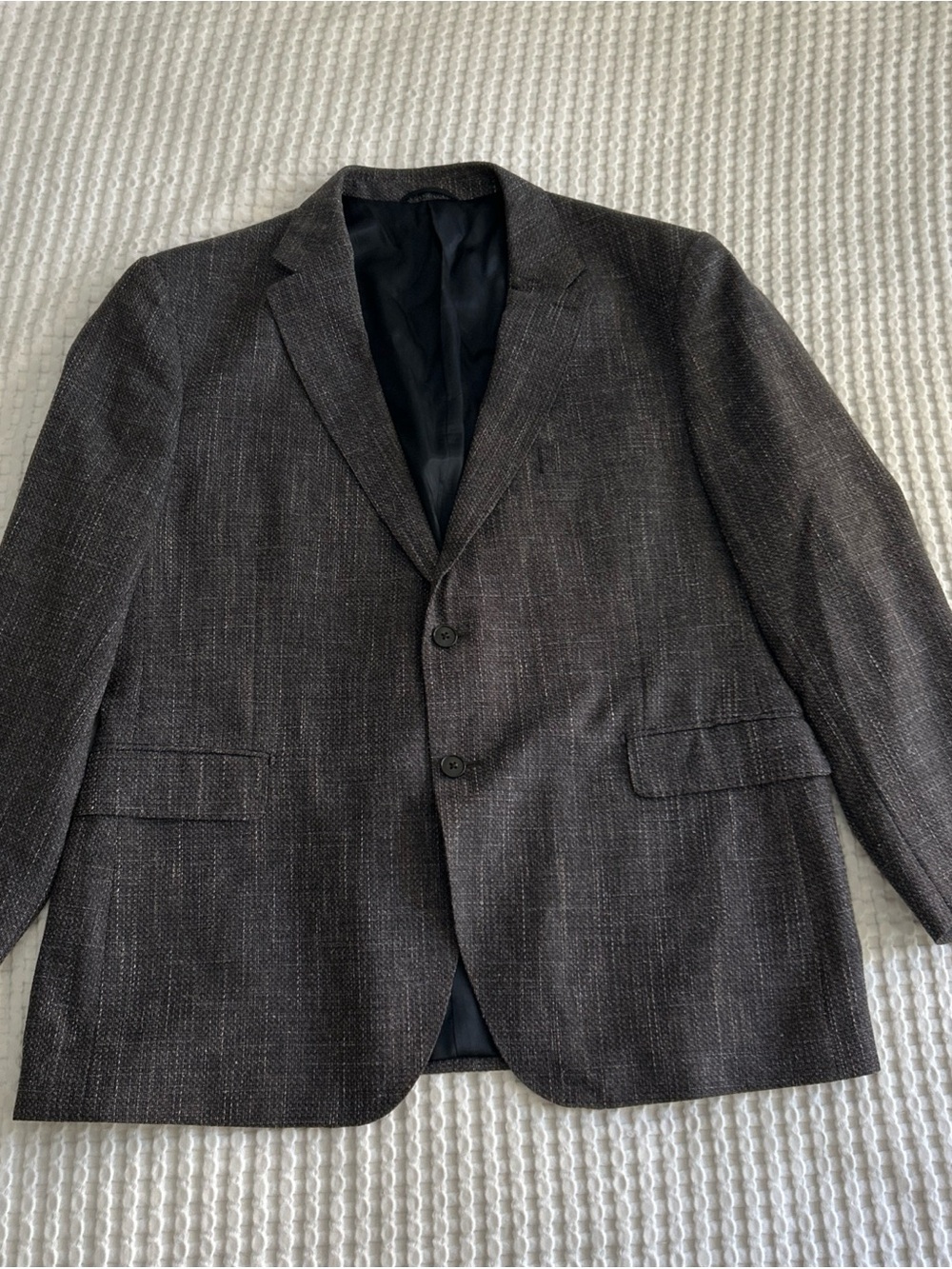 Rodd & Gunn 3XL 46R 48R Marlane Dark Brown Textured Two-Button Blazer